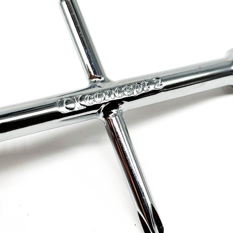 OHIY Concept 2 Oar Rigging Tool 7034 for Fasteners on Oars, T20 Torx, 6mm Hex, #2 Phillips, 5/16"" Hex - Image 2